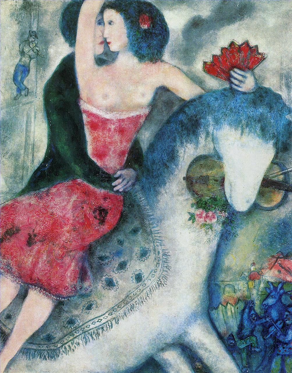 Equestrienne 2 contemporary Marc Chagall Oil Paintings
